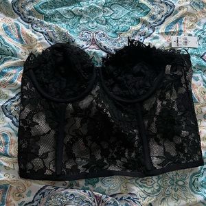 Lace corset top